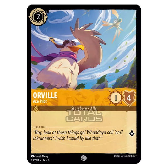Lorcana - Into the Inklands - Orville - Ace Pilot (Common) - 013/204