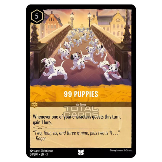 Lorcana - Into the Inklands - 99 Puppies (Uncommon) - 024/204