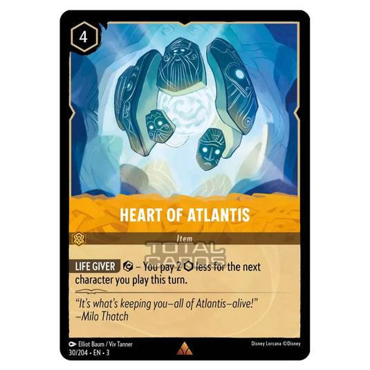 into the inklands rare cards Lorcana - Into the Inklands - Heart of Atlantis (Rare)