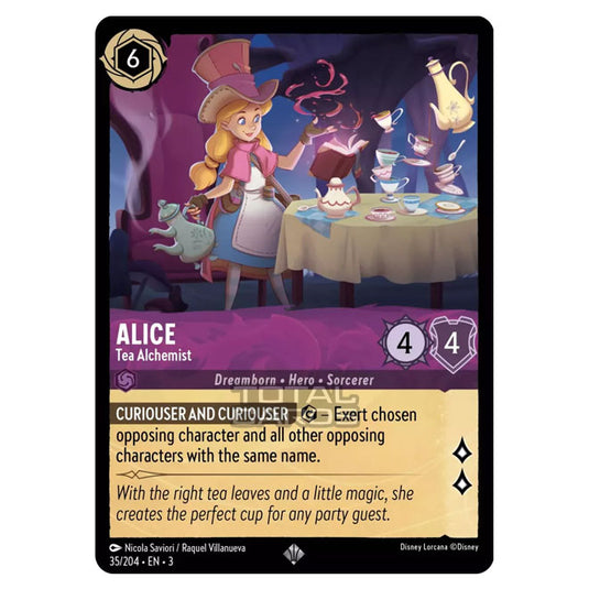 alice lorcana card Lorcana - Into the Inklands - Alice - Tea Alchemist (Super Rare)