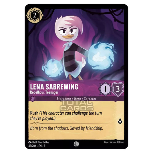 Lorcana - Into the Inklands - Lena Darkwing - Rebellious Teenager (Common) - 043/204