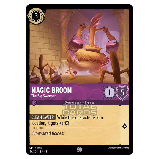 Lorcana - Into the Inklands - Magic Broom - The Big Sweeper (Common) - 046/204