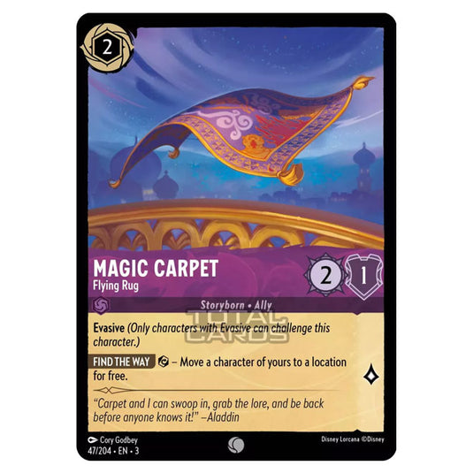 Lorcana - Into the Inklands - Magic Carpet - The Flying Rug (Common) - 047/204