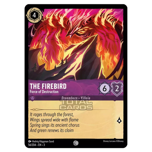 Lorcana - Into the Inklands - The Firebird - Force of Destruction (Common) - 056/204