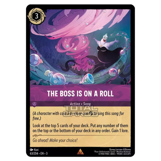 Lorcana - Into the Inklands - The Boss is on a Roll (Rare)