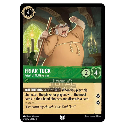 Lorcana - Into the Inklands - Friar Tuck - Priest of Nottingham (Uncommon) - 073/204