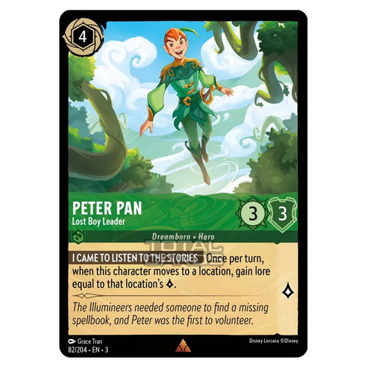 Lorcana - Into the Inklands - Peter Pan - Lost Boy Leader (Rare) - 082/204