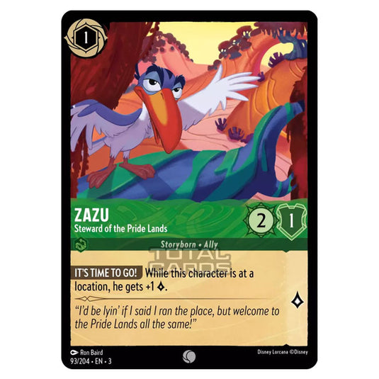 Lorcana - Into the Inklands - Zazu - Steward of the Pride Lands (Common) - 093/204