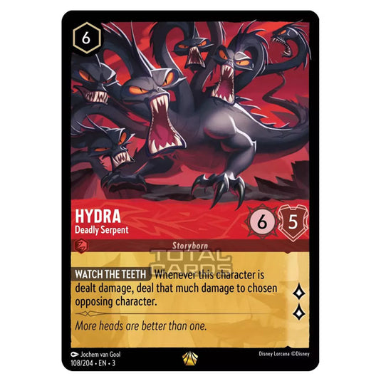 Lorcana - Into the Inklands - Hydra - Deadly Serpent (Legendary) - 108 Lorcana - Into the Inklands - Hydra - Deadly Serpent (Legendary) - 108