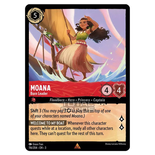 Lorcana - Into the Inklands - Moana - Born Leader (Rare) - 116/204