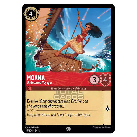 Lorcana - Into the Inklands - Moana - Undeterred Voyager (Common) - 11 Lorcana - Into the Inklands - Moana - Undeterred Voyager (Common) - 11