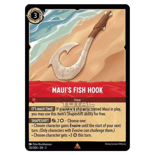 Lorcana - Into the Inklands - Maui's Fish Hook (Rare) - 132/204