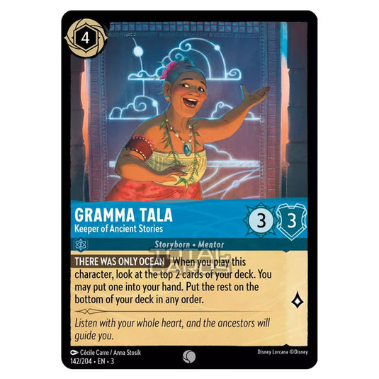 Lorcana - Into the Inklands - Gramma Tala - Keeper of Ancient Stories (Common) - 142/204