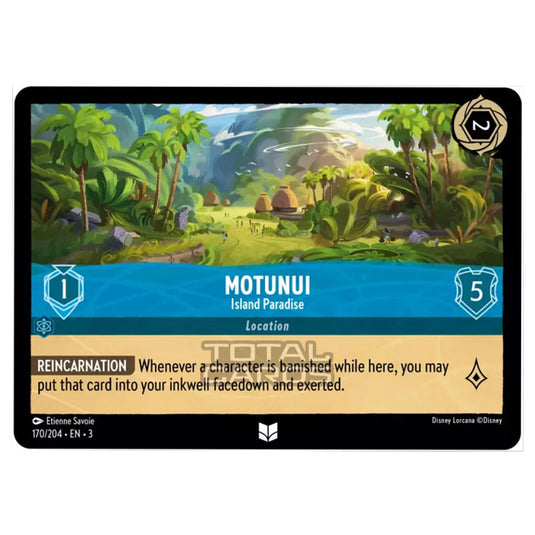 Lorcana - Into the Inklands - Motunui - Island Paradise (Uncommon) - 170/204