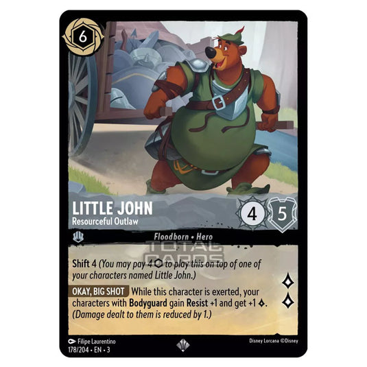 Lorcana - Into the Inklands - Little John - Resourceful Outlaw (Super Rare) - 178/204
