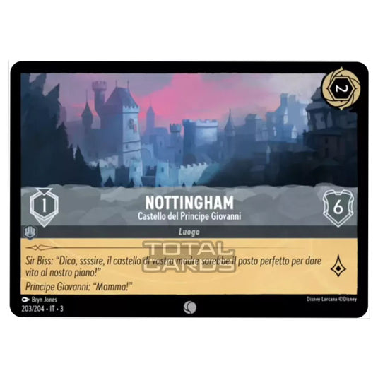 Lorcana - Into the Inklands - Nottingham - Prince John's Castle (Common) - 203/204