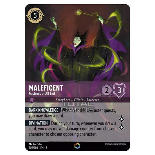 Lorcana - Into the Inklands - Maleficent - Mistress of All Evil (Encha Lorcana - Into the Inklands - Maleficent - Mistress of All Evil (Encha