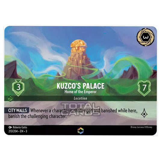 Lorcana - Into the Inklands - Kuzco's Palace - Home of the Emperor (Enchanted) - 213/204