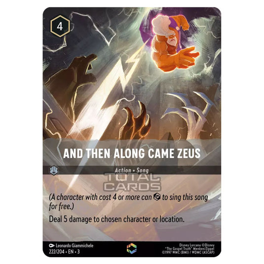 Lorcana - Into the Inklands - And Then Along Came Zeus (Enchanted) - 222/204