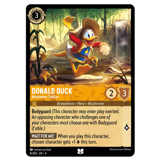 Lorcana - Ursula's Return - Donald Duck - Musketeer Soldier (Uncommon) - 8/204