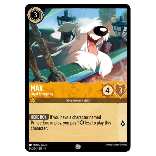 Lorcana - Ursula's Return - Max - Loyal Sheepdog (Common) - 14/204