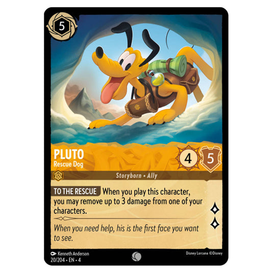 Lorcana - Ursula's Return - Pluto - Rescue Dog (Uncommon) - 20/204