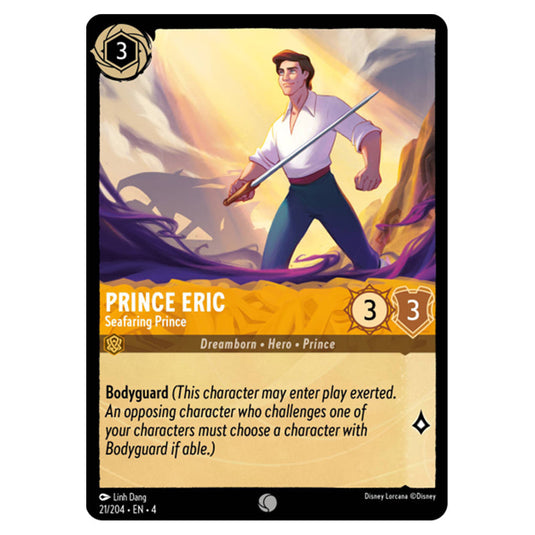 Lorcana - Ursula's Return - Prince Eric - Seafaring Prince (Common) - 21/204