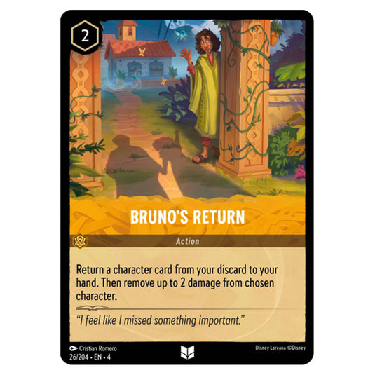 Lorcana - Ursula's Return - Bruno's Return (Uncommon) - 26/204