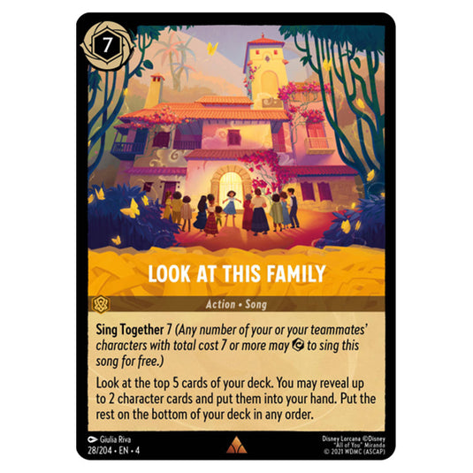 Lorcana - Ursula's Return - Look At This Family (Rare) - 28/204