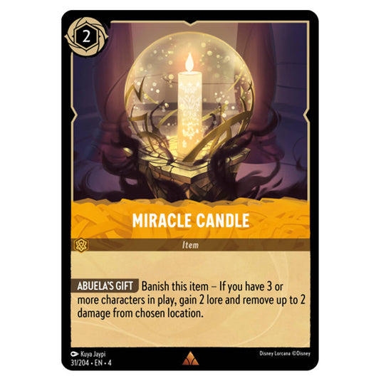 Lorcana - Ursula's Return - Miracle Candle (Rare) - 31/204