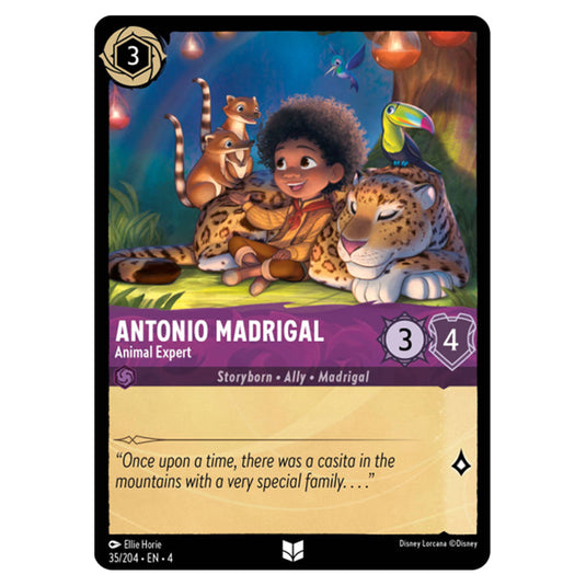 Lorcana - Ursula's Return - Antonio Madrigal - Animal Expert (Uncommon) - 35/204