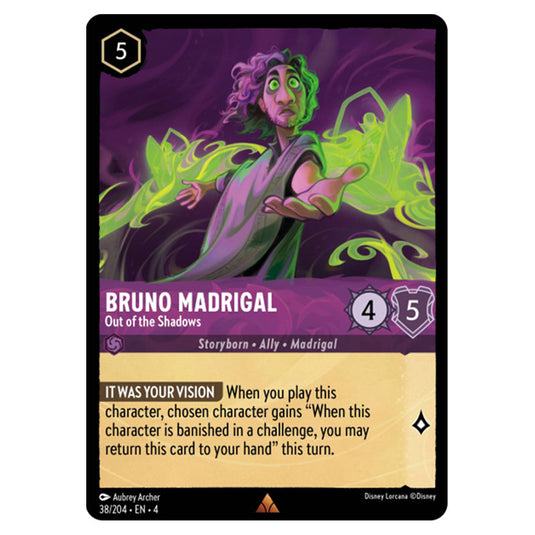 Lorcana - Ursula's Return - Bruno Madrigal - Out of the Shadows (Rare) Lorcana - Ursula's Return - Bruno Madrigal - Out of the Shadows (Rare)