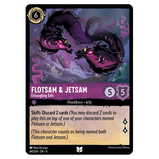 Lorcana - Ursula's Return - Flotsam & Jetsam - Entangling Eels (Uncommon) - 44/204