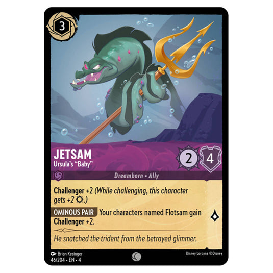 Lorcana - Ursula's Return - Jetsam - Ursula's "Baby" (Common) - 46/204