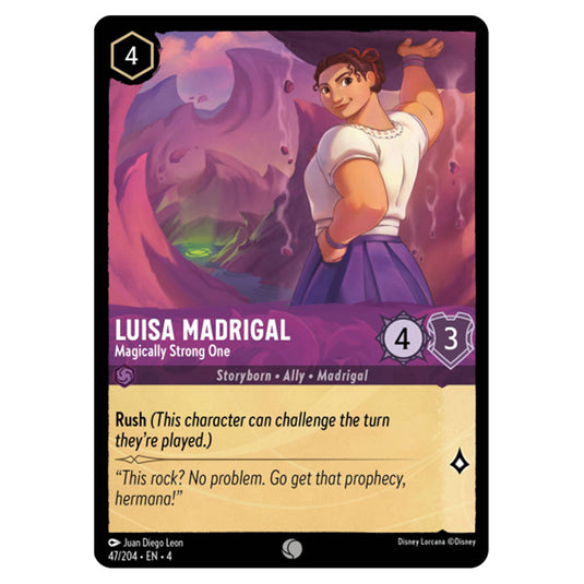 Lorcana - Ursula's Return - Luisa Madrigal - Magically Strong One (Common) - 47/204