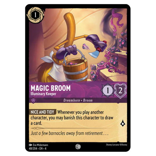 Lorcana - Ursula's Return - Magic Broom - Illuminary Keeper (Common) - 48/204