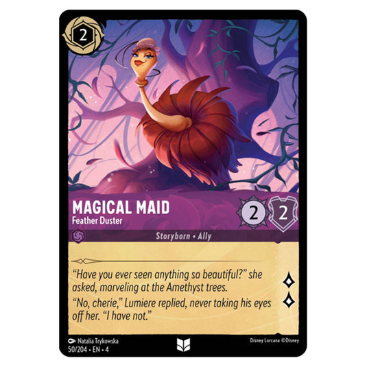 Lorcana - Ursula's Return - Magical Maid - Feather Duster (Uncommon) - 50/204