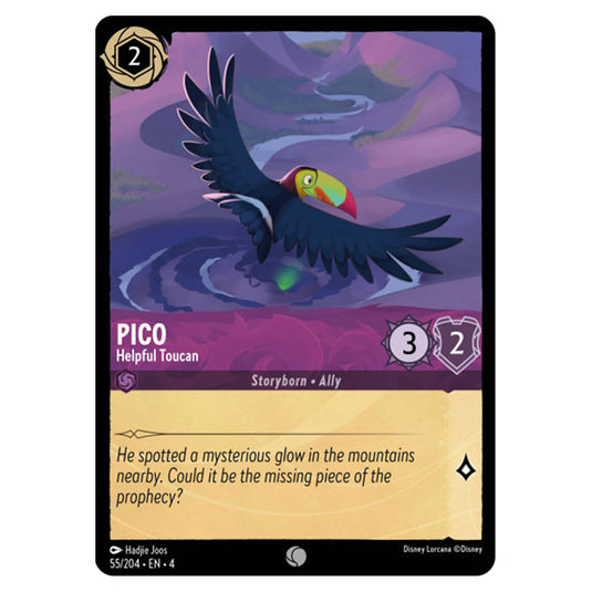 Lorcana - Ursula's Return - Pico - Helpful Toucan (Common) - 55/204