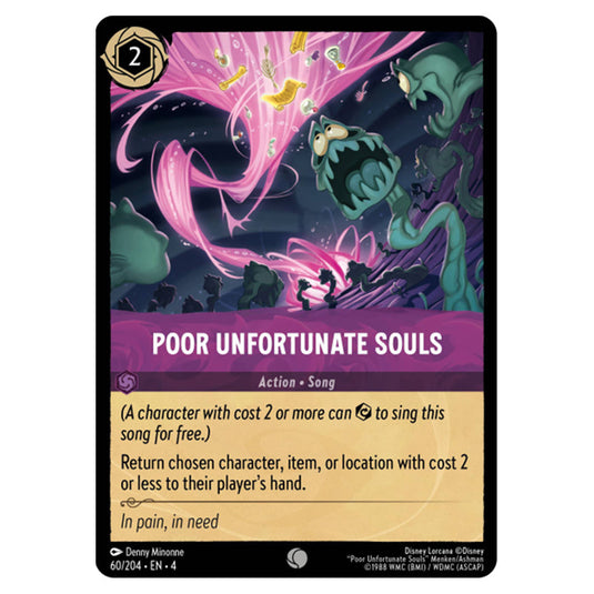 Lorcana - Ursula's Return - Poor Unfortunate Souls (Common) - 60/204