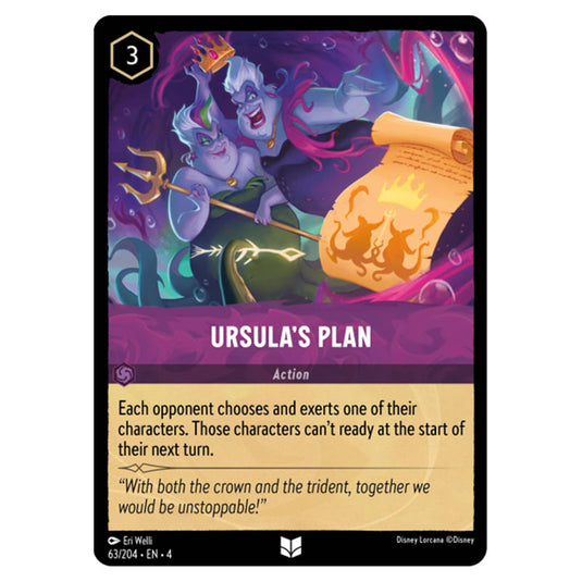 Lorcana - Ursula's Return - Ursula's Plan (Uncommon) - 63/204