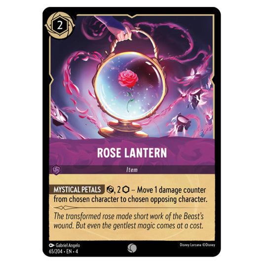 Lorcana - Ursula's Return - Rose Lantern (Common) - 65/204