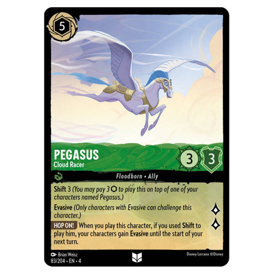 Lorcana - Ursula's Return - Pegasus - Cloud Racer (Uncommon) - 83/204