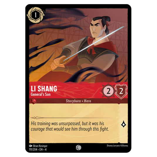 Lorcana - Ursula's Return - Li Shang - General's Son (Common) - 111/204