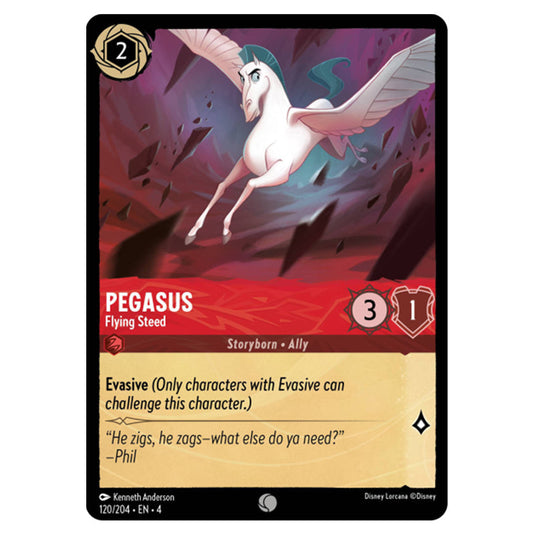 Lorcana - Ursula's Return - Pegasus - Flying Steed (Common) - 120/204