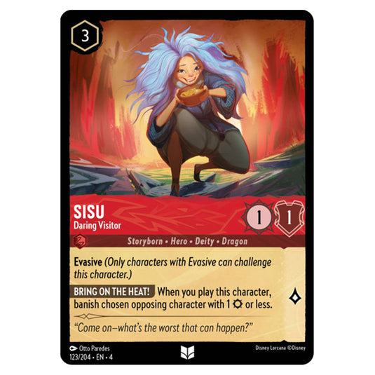 Lorcana - Ursula's Return - Sisu - Daring Visitor (Uncommon) - 123/204