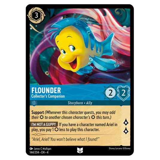 Lorcana - Ursula's Return - Flounder - Collector's Companion (Uncommon) - 144/204