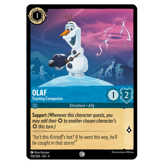 Lorcana - Ursula's Return - Olaf - Trusting Companion (Common) - 150/204