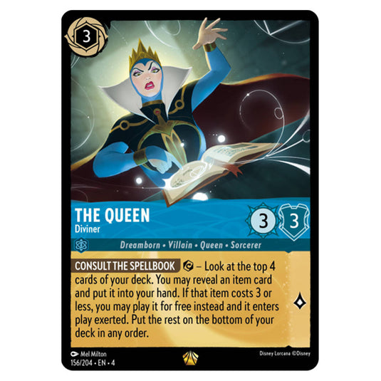Lorcana - Ursula's Return - The Queen - Diviner (Legendary)