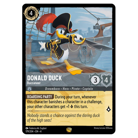 Lorcana - Ursula's Return - Donald Duck - Buccaneer (Legendary) - 179/204