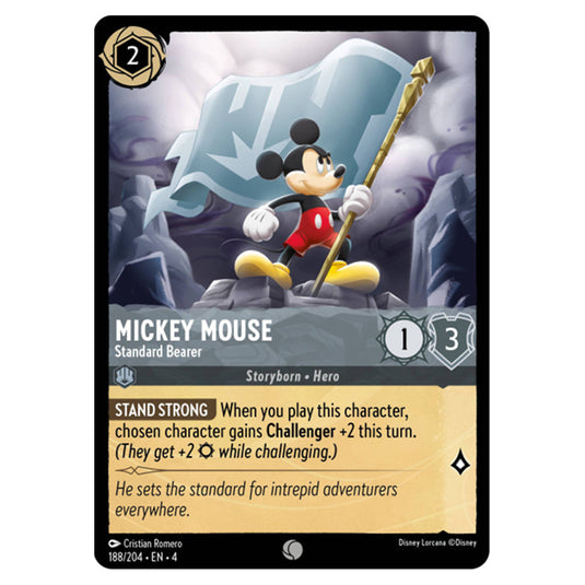 Lorcana - Ursula's Return - Mickey Mouse - Standard Bearer (Common) - 188/204